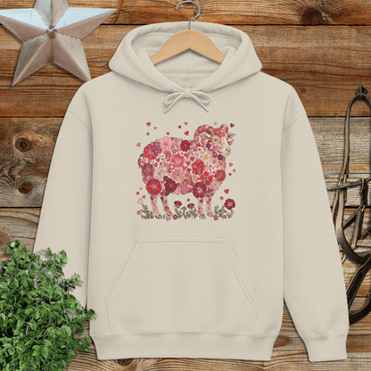 Flowers & Hearts - Ram Hoodie