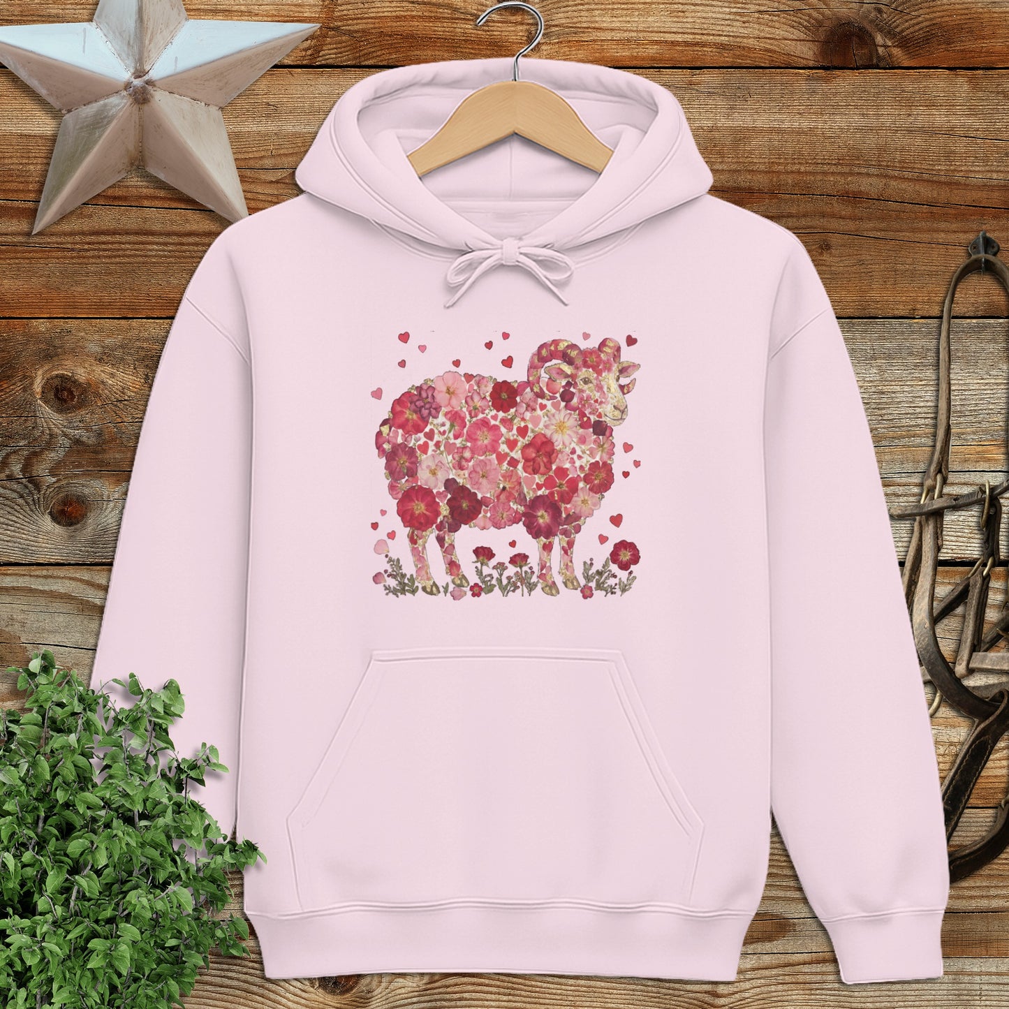 Flowers & Hearts - Ram Hoodie