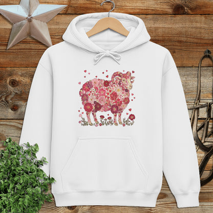 Flowers & Hearts - Ram Hoodie