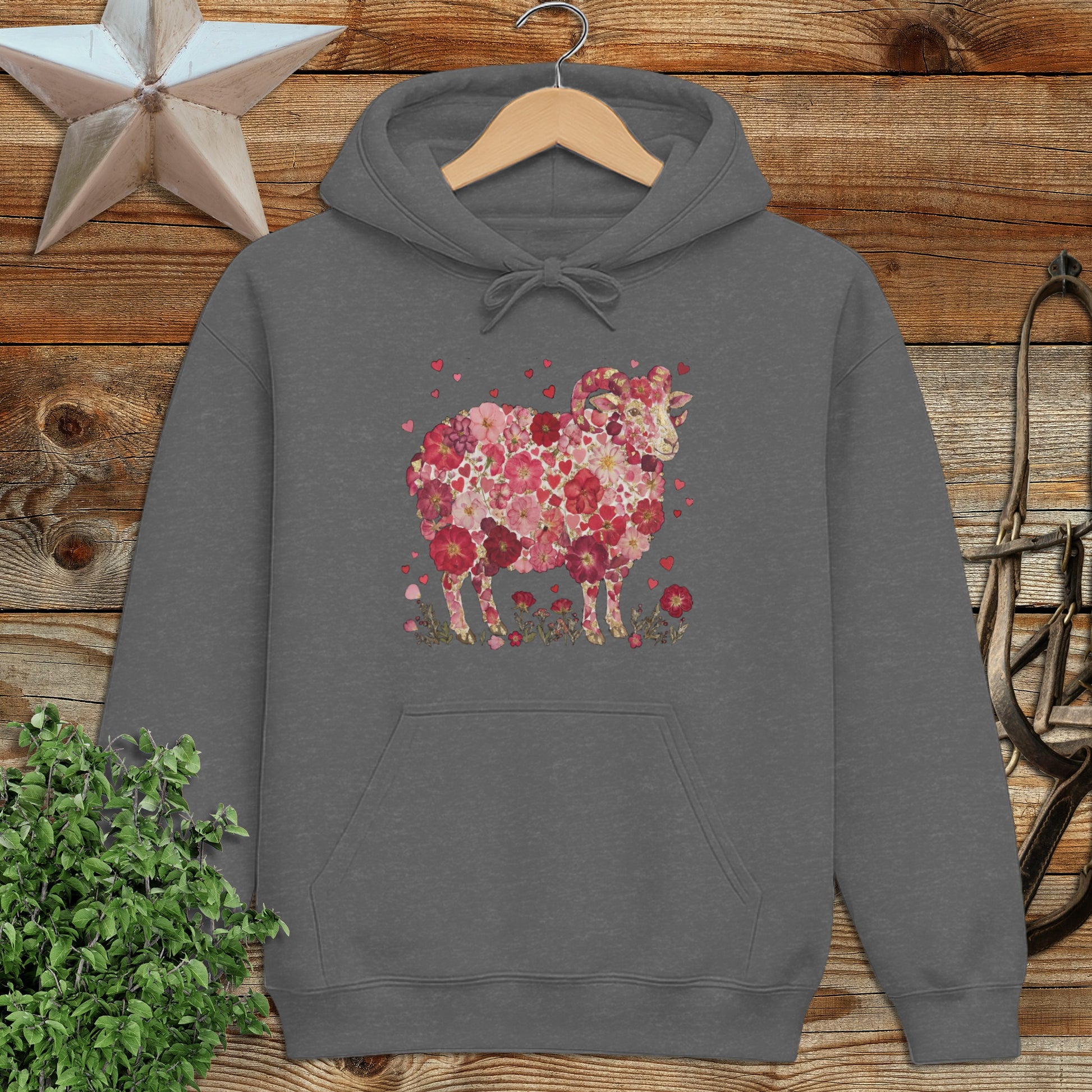 Flowers & Hearts - Ram Hoodie