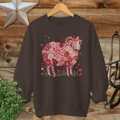 Flowers & Hearts - Ram Sweatshirt