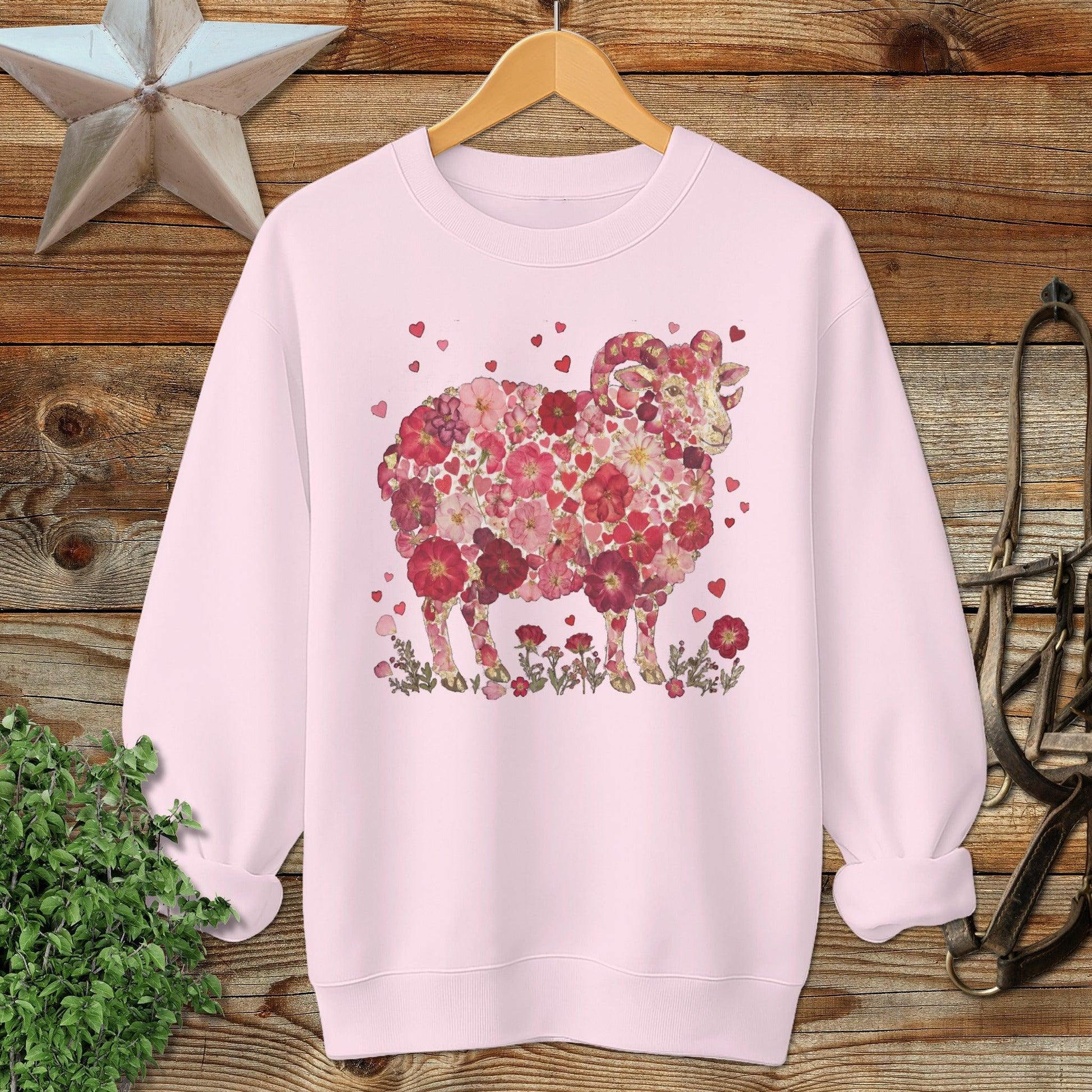 Flowers & Hearts - Ram Sweatshirt