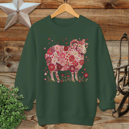 Flowers & Hearts - Ram Sweatshirt