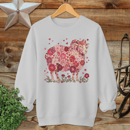 Flowers & Hearts - Ram Sweatshirt