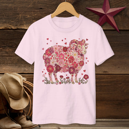 Flowers & Hearts - Ram T-Shirt (Youth)