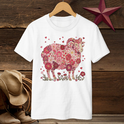 Flowers & Hearts - Ram T-Shirt (Youth)
