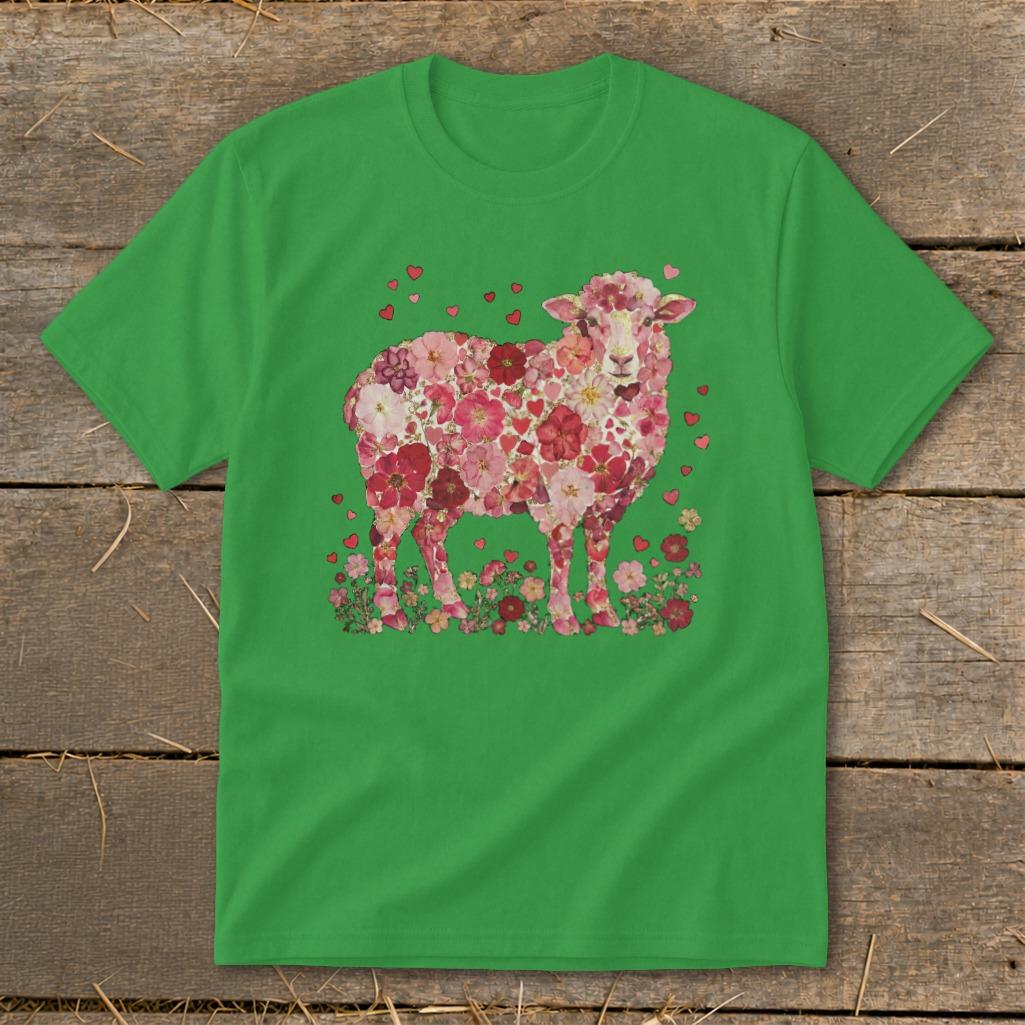 Flowers & Hearts - Sheep Youth Tee