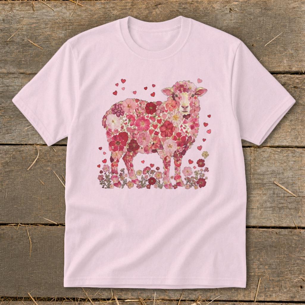 Flowers & Hearts - Sheep Youth Tee