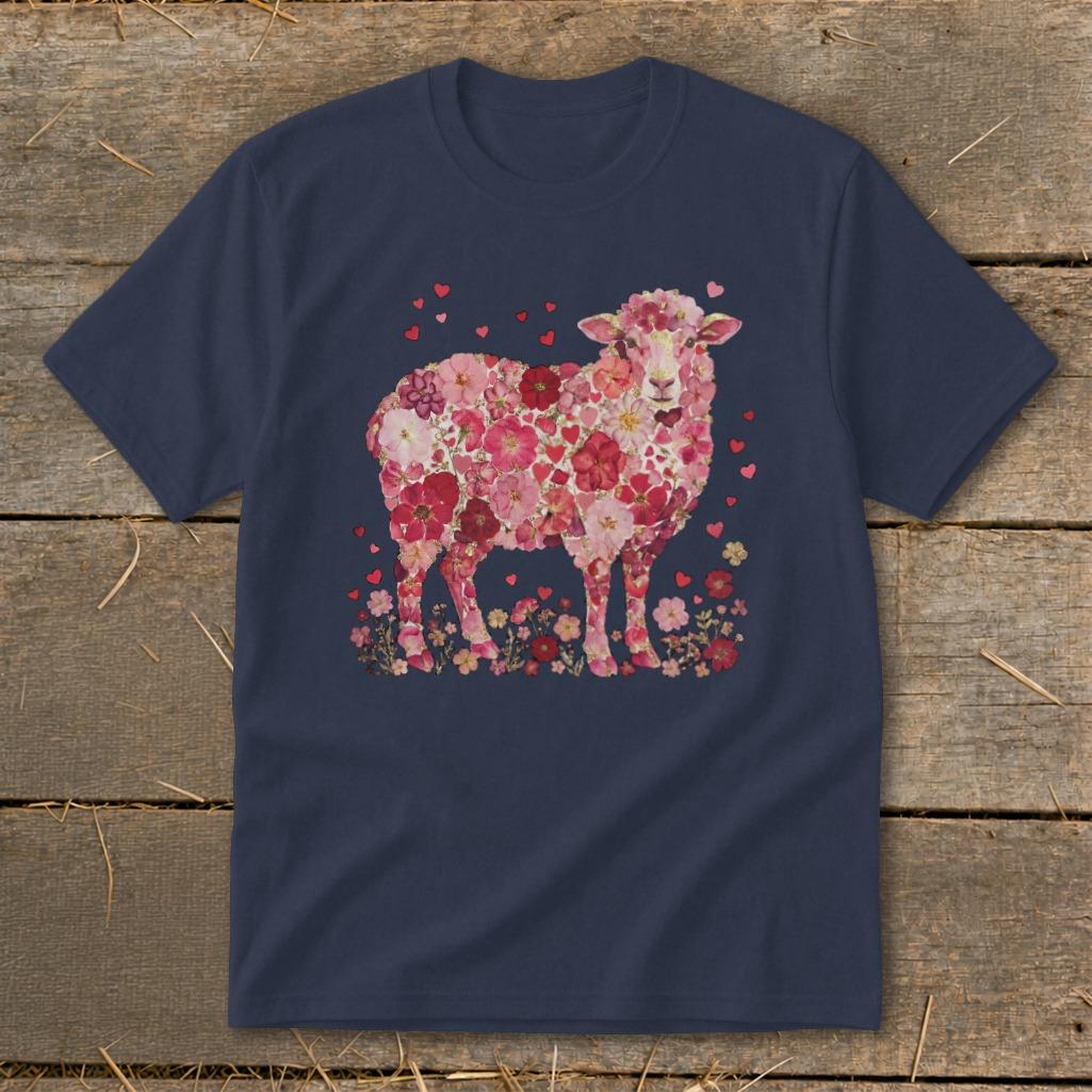 Flowers & Hearts - Sheep Youth Tee