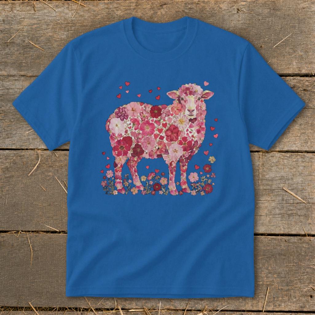 Flowers & Hearts - Sheep Youth Tee