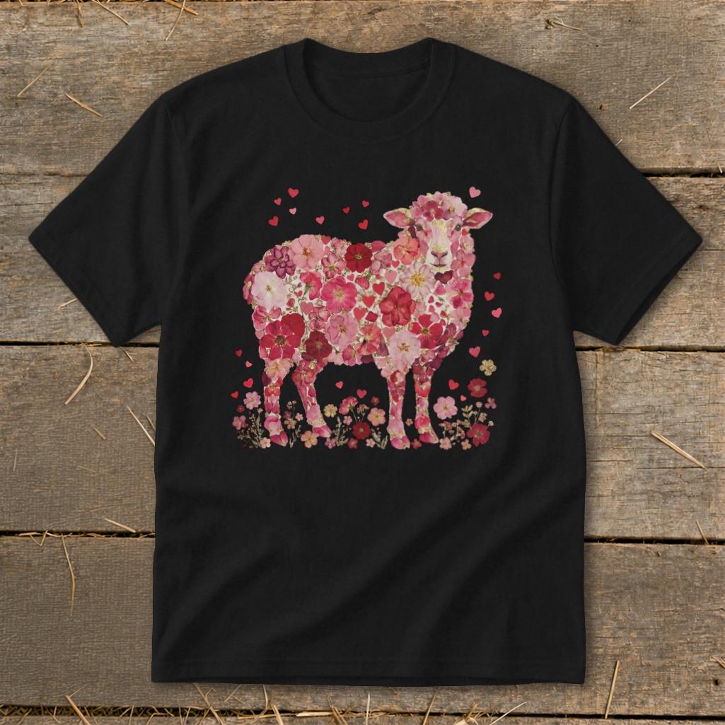 Flowers & Hearts - Sheep Youth Tee