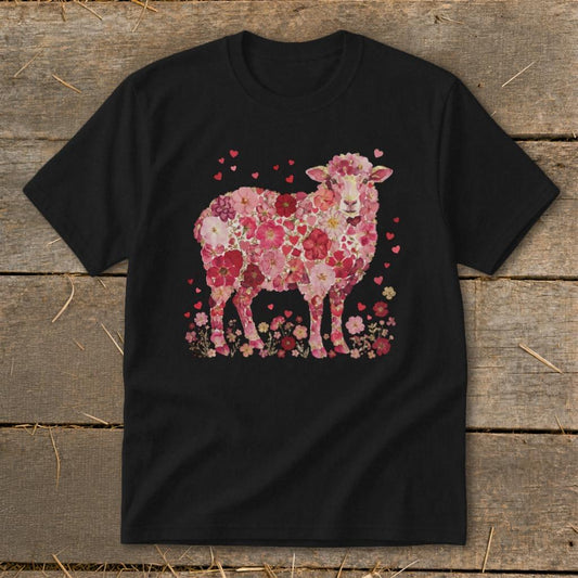Flowers & Hearts - Sheep Youth Tee
