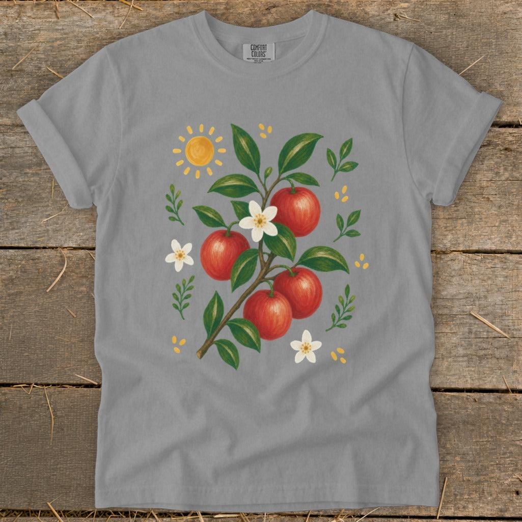 Folk Art Apples Signature Tee