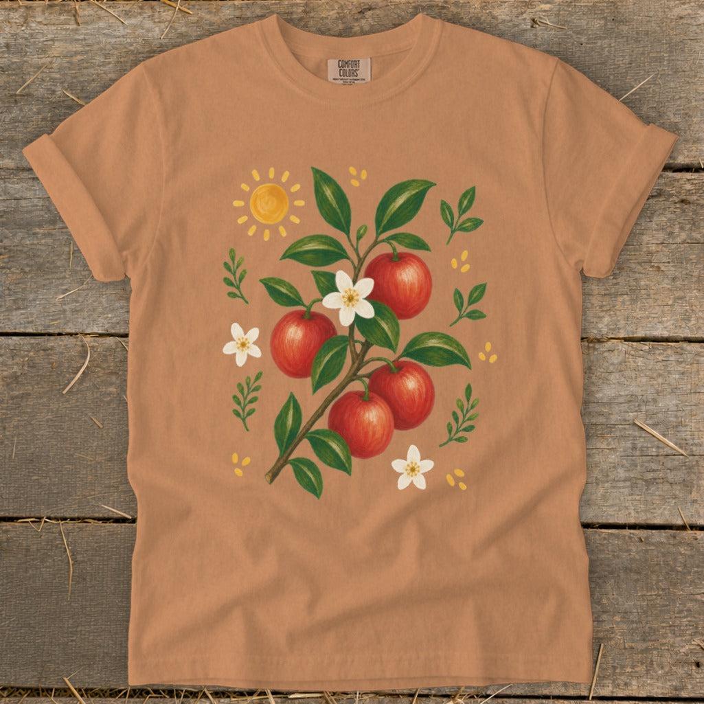Folk Art Apples Signature Tee