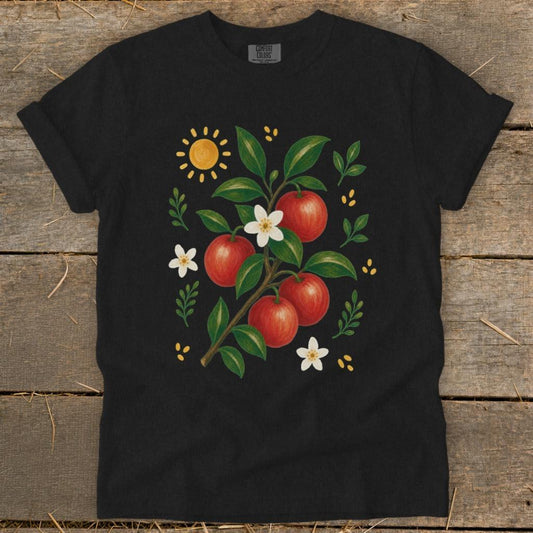 Folk Art Apples Signature Tee