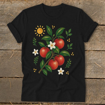 Folk Art Apples Softstyle Tee