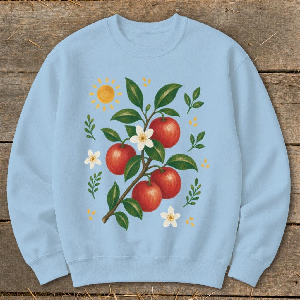Folk Art Apples Sweatshirt
