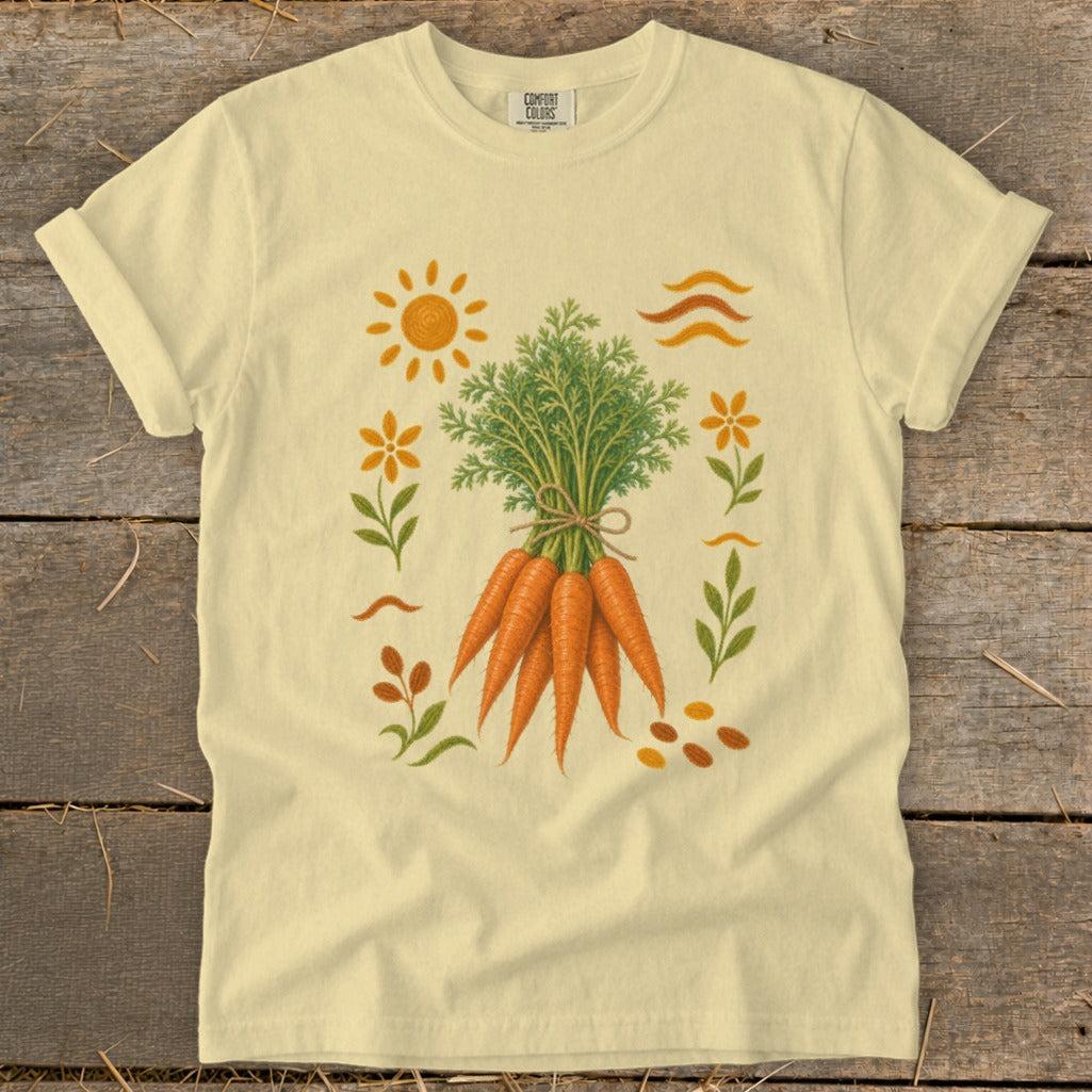 Folk Art Carrots Signature Tee