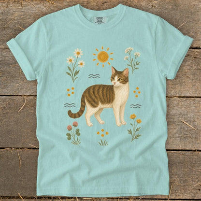 Folk Art Cat Signature Tee