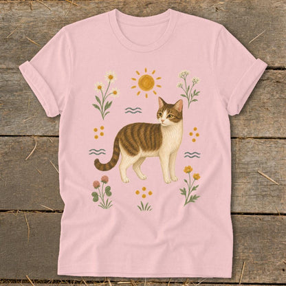 Folk Art Cat Softstyle Tee