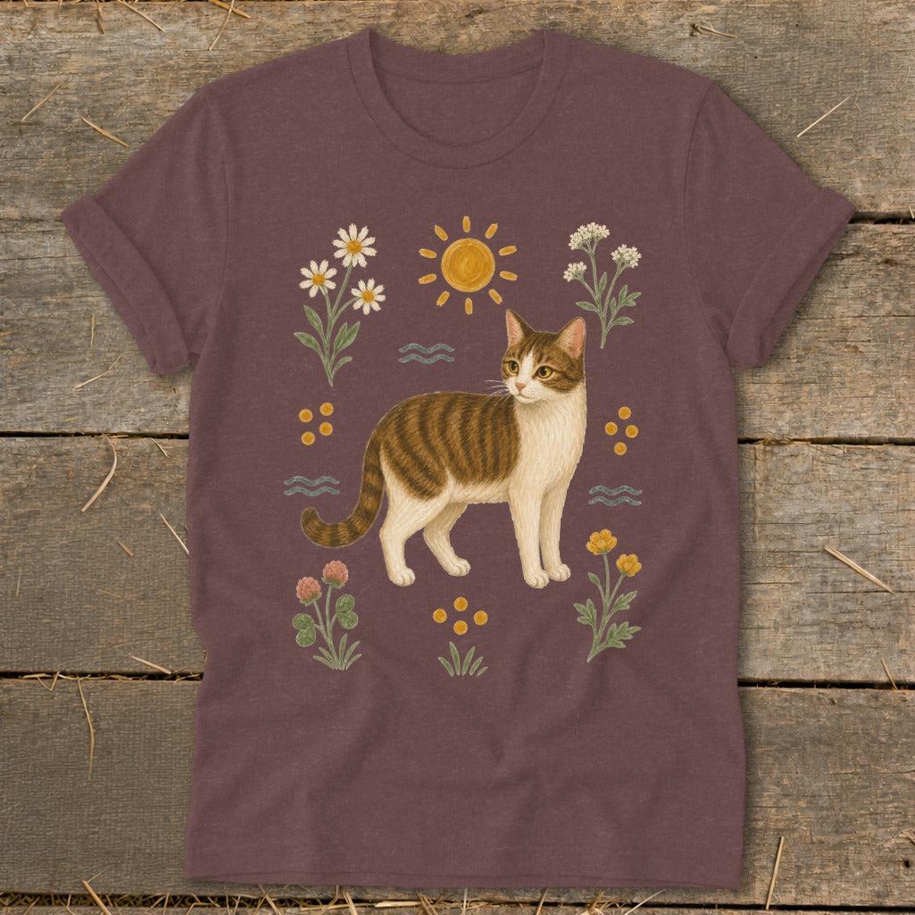 Folk Art Cat Softstyle Tee