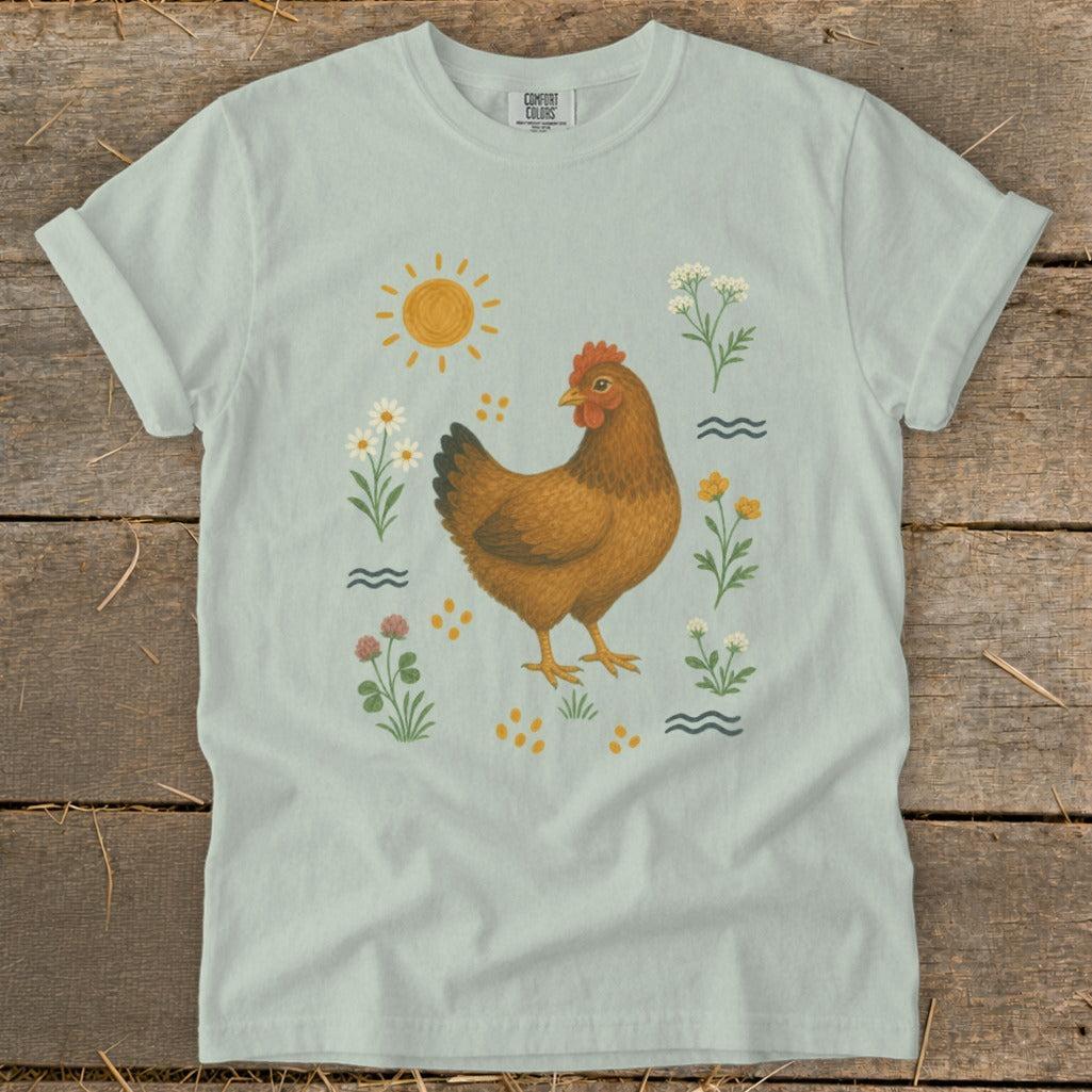 Folk Art Chicken Signature Tee