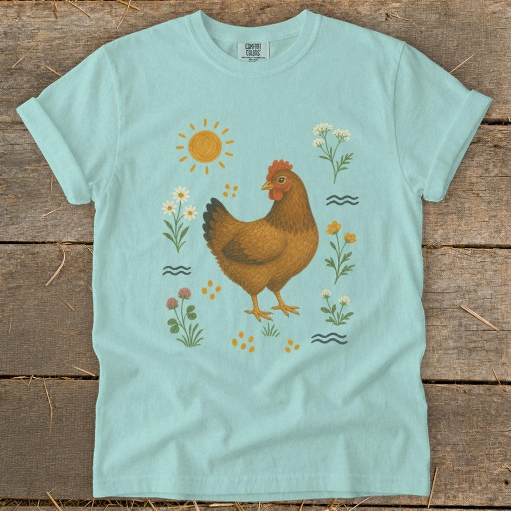 Folk Art Chicken Signature Tee