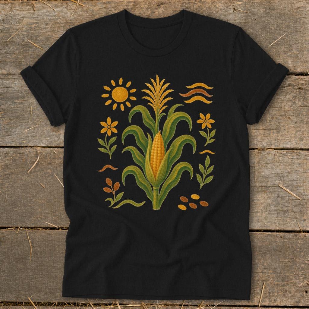 Folk Art Corn Softstyle Tee