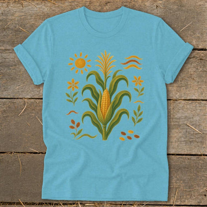 Folk Art Corn Softstyle Tee