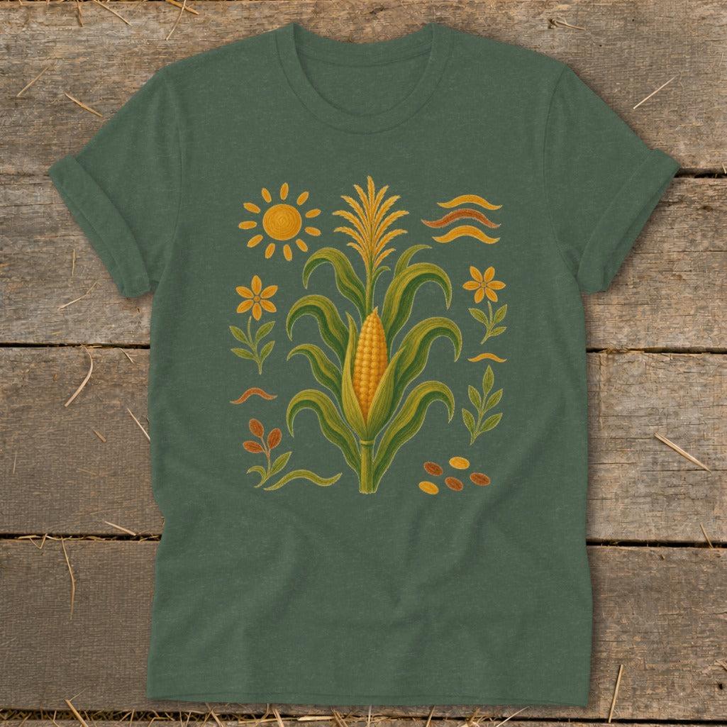 Folk Art Corn Softstyle Tee