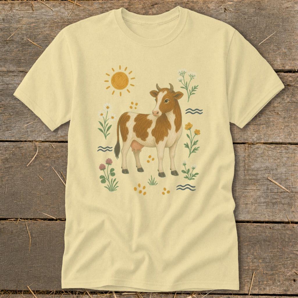 Folk Art Cow Classic Tee