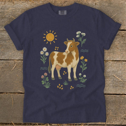 Folk Art Cow Signature Tee