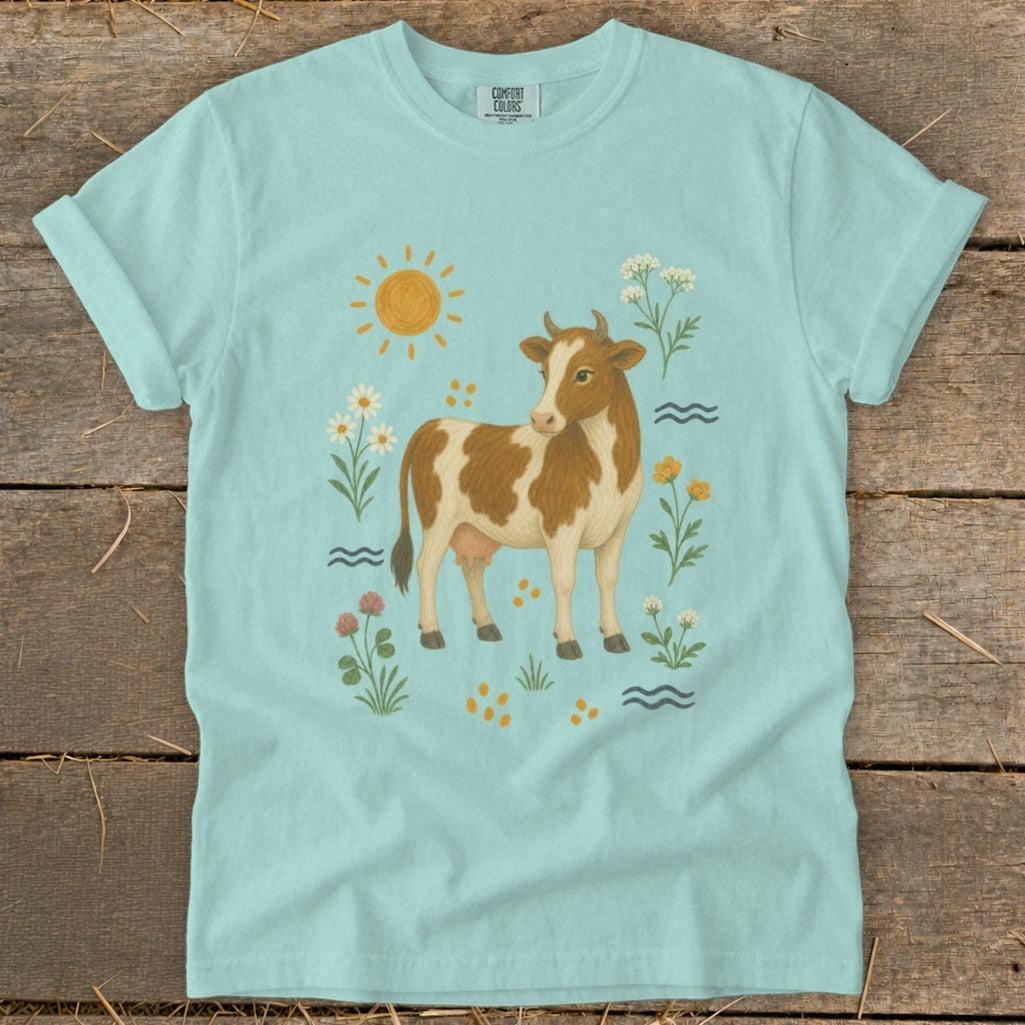 Folk Art Cow Signature Tee