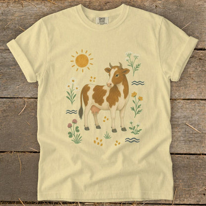 Folk Art Cow Signature Tee