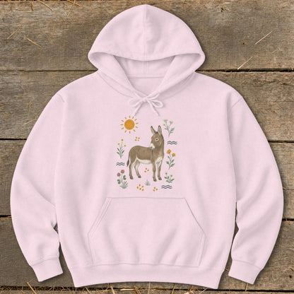 Folk Art Donkey Hoodie