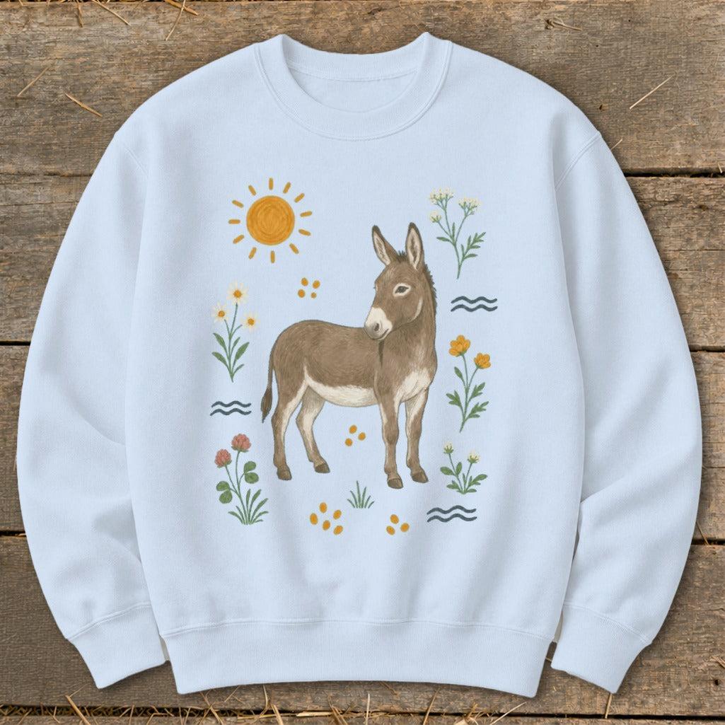 Folk Art Donkey Sweatshirt