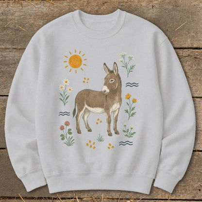 Folk Art Donkey Sweatshirt