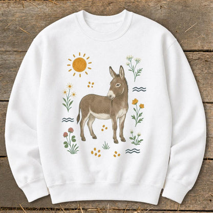 Folk Art Donkey Sweatshirt