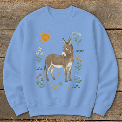 Folk Art Donkey Sweatshirt