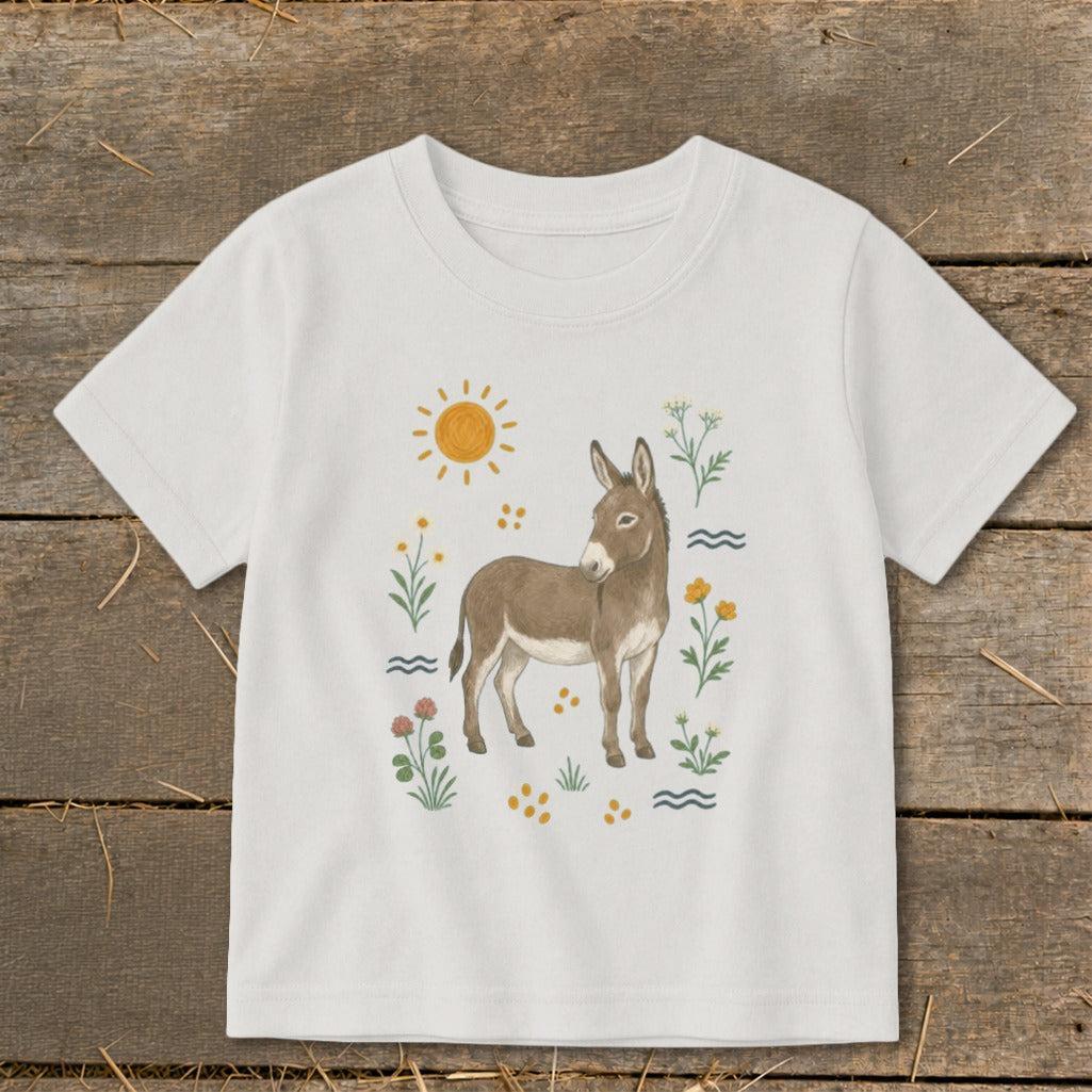 Folk Art Donkey Toddler Tee