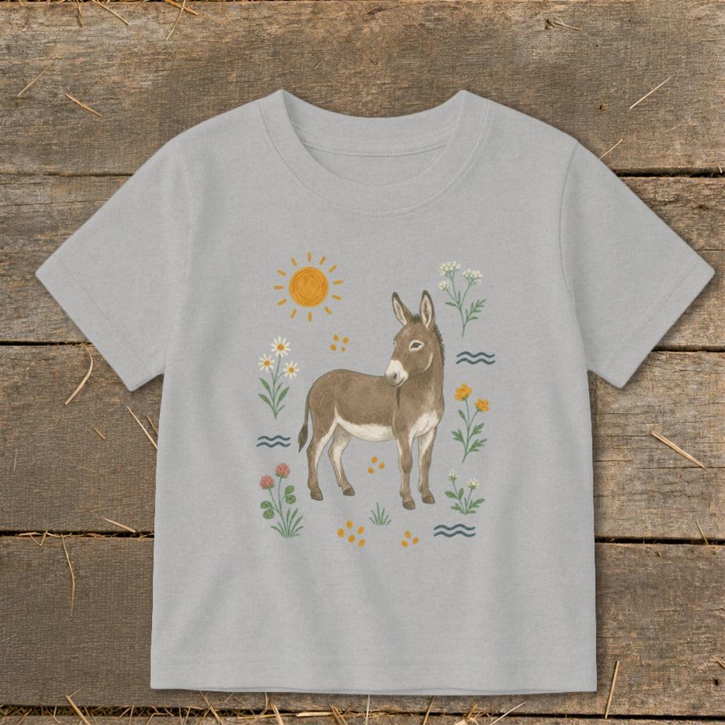 Folk Art Donkey Toddler Tee
