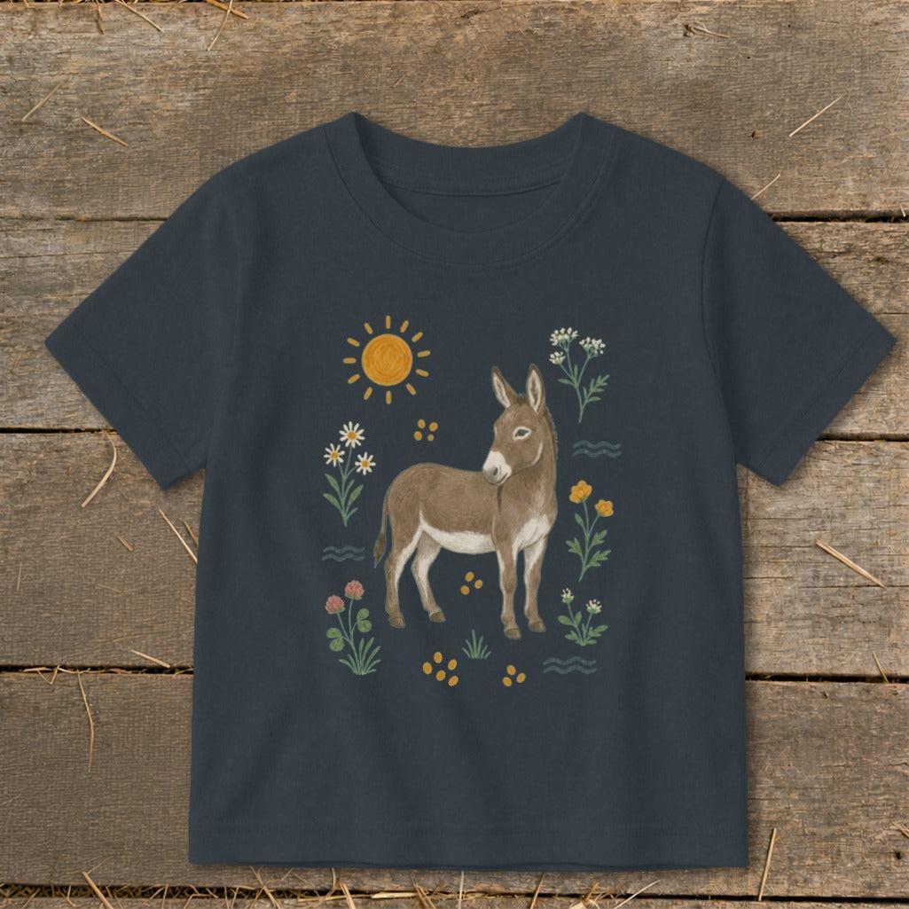 Folk Art Donkey Toddler Tee
