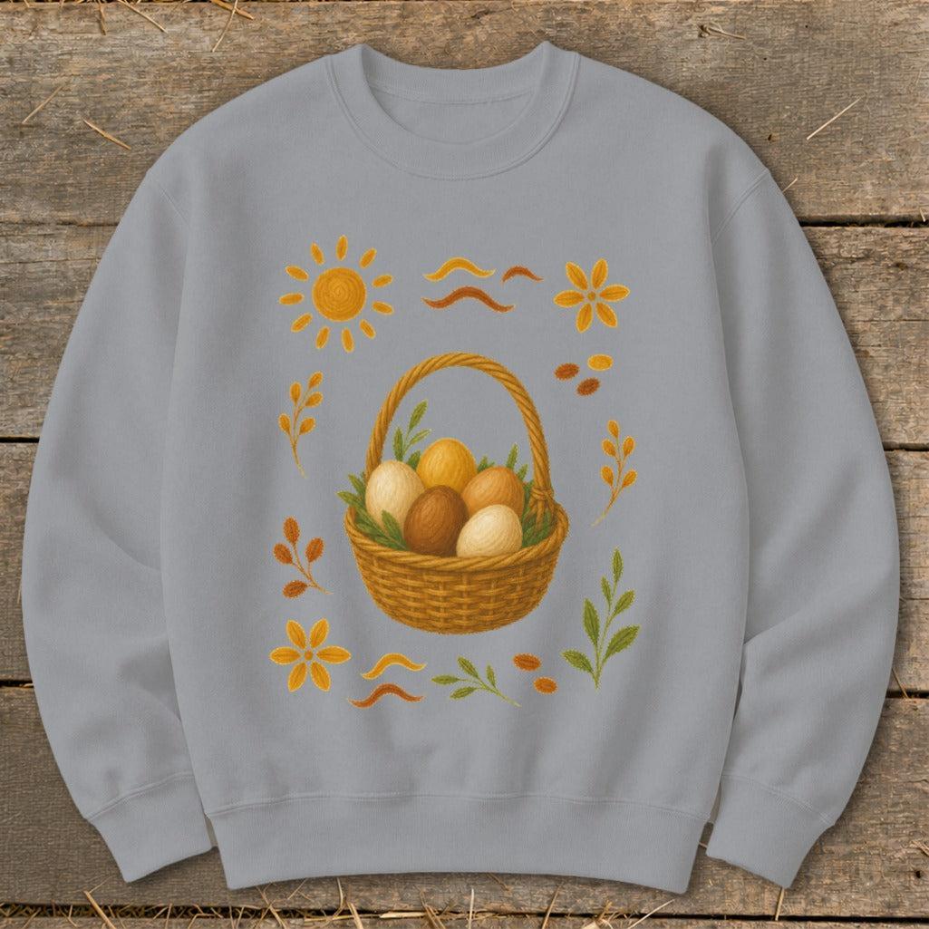 Folk Art Eggs Sweatshirt