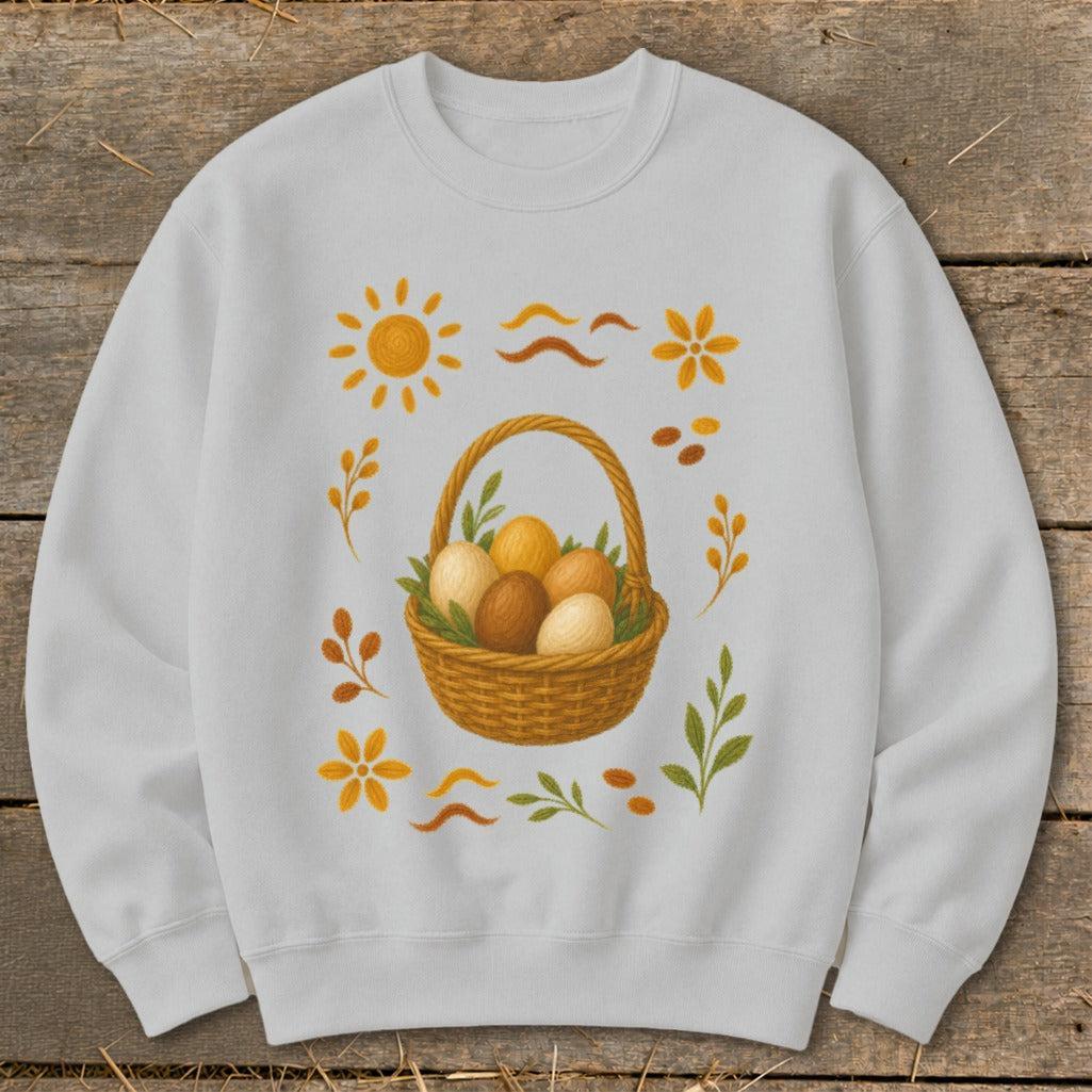 Folk Art Eggs Sweatshirt