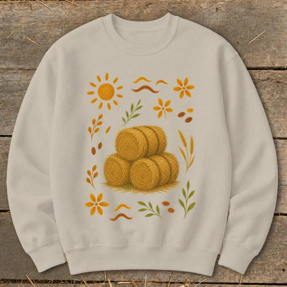 Folk Art Hay Sweatshirt