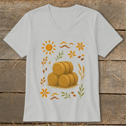 Folk Art Hay V-neck