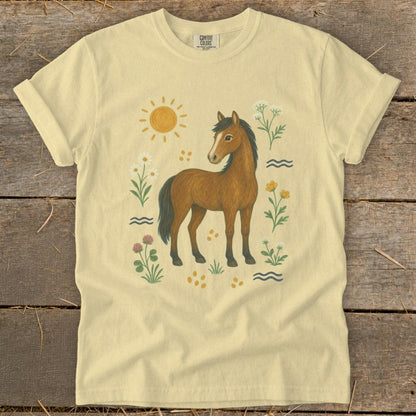 Folk Art Horse Signature Tee