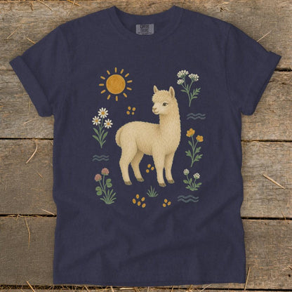 Folk Art Llama Signature Tee
