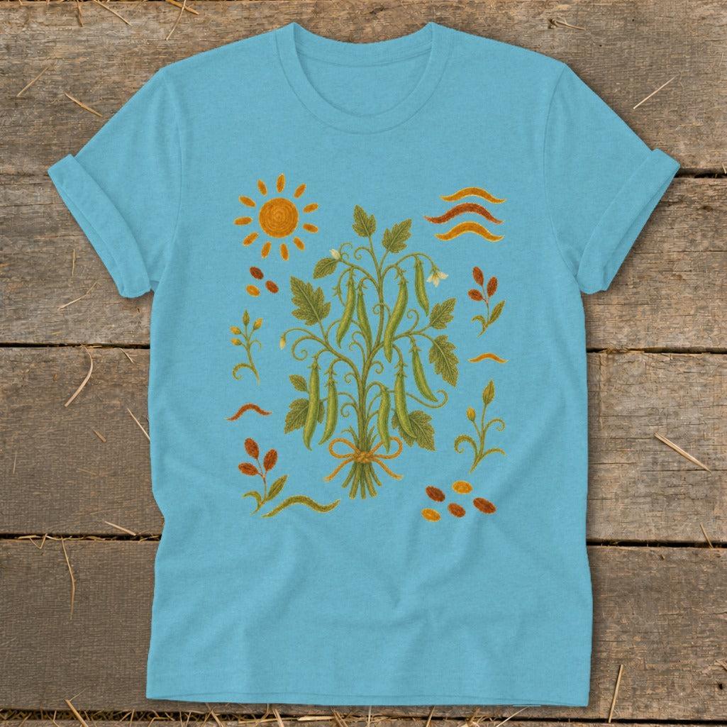 Folk Art Peas Softstyle Tee