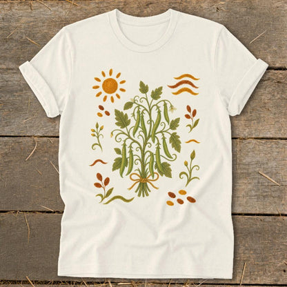 Folk Art Peas Softstyle Tee